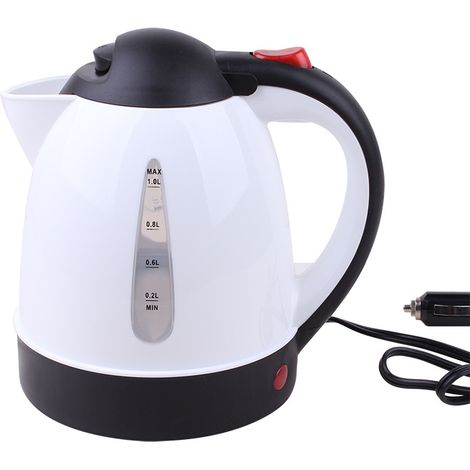 Bouilloire électrique Portable pour voiture, 1000ml, allume-cigare, camion, eau chauffée, thé, café, arrêt automatique, 150W (1/5)