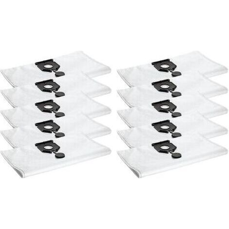 Lot de 10 sacs à poussière compatibles avec l'aspirateur Karcher 2.889-154.0 NT 30/30 L 30L NT 30/ Ap Te L NT 30/ Ap L 30L EU2613 - Pièces de rechange (lot de 10) (1/4)