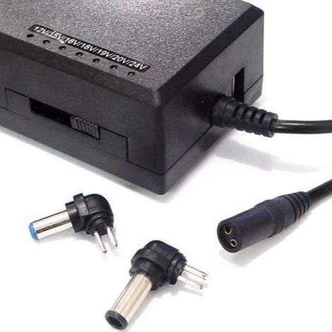 TRADE SHOP - Alimentatore Trasformatore Universale Per Notebook Pc Computer Portatile 96 120w - (1/2)