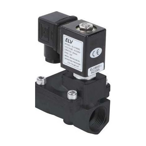 Electrovanne plastique 1''1/4 NF action indirecte