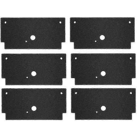 Lot de 6 filtres éponge compatibles pour sèche-linge Bosch 12022801 et Constructa AH (WHBYV) (1/4)