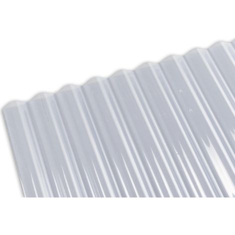 lastra ondulata polikril light onda "76/18" sp. 0,5 mm, 90x120 cm