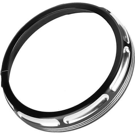7-Zoll-Motorradscheinwerfer-Zierring aus Aluminiumlegierung, Schutzabdeckung passend für Tri Glide