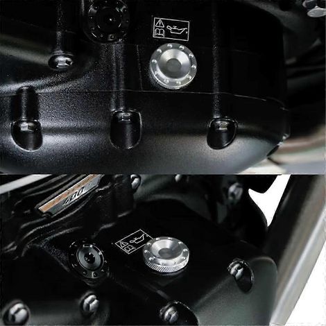 Accesorios para motocicleta Tapa de llenado de aceite Tapón de tornillo Perno para Scrambler 400X Speed 400 2023-2025 S Edition 0708