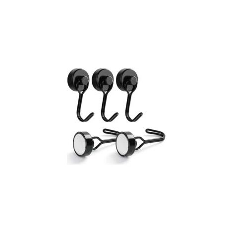 Ein Set aus 5 hochfesten Magnethaken (13,6 kg, Neodym-Magnete)