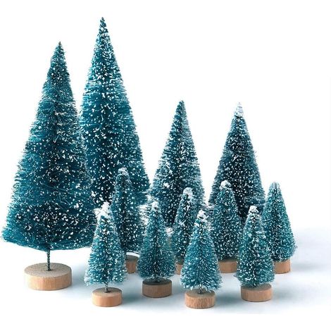 28 PCS Mini motif neige givre arbre hiver décor plateau motif arbre Noël fête décoration DIY Room (1/5)