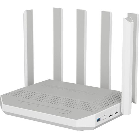 Keenetic Hero 5G (KN-4110) WLAN-Router 2.5 Gigabit Ethernet Dual-Band (2,4 GHz/5 GHz) Grau, Weiß