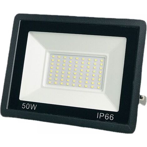 Projecteur LED avec Detecteur de Mouvement, 50W LED Éclairage de Sécurité Extérieur Blanc froid pour Cour Garage Entrée (1/4)