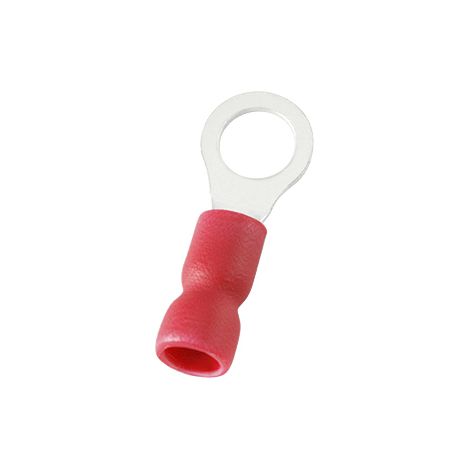 Cosses à œillet RS PRO, Isolé, Rouge, 1.5mm², 4.3mm, 8mm