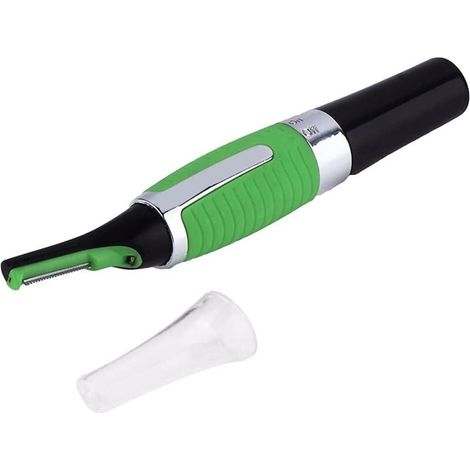 Aiperq – Rasoio elettrico ipoallergenico per uomo – Lama in acciaio inossidabile – Per collo, naso, sopracciglia e peli del corpo – Dispositivo professionale leggero (1/3)