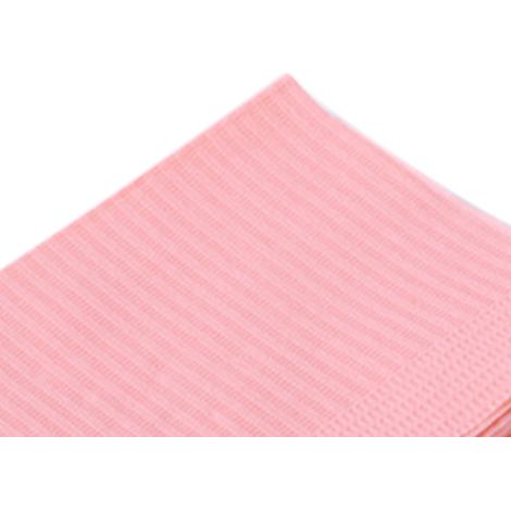 Nappe jetable 125 pièces, imperméable, anti-fuite, pratique pour salon de manucure et extension de cils, rose, couvre-table usage unique (1/5)