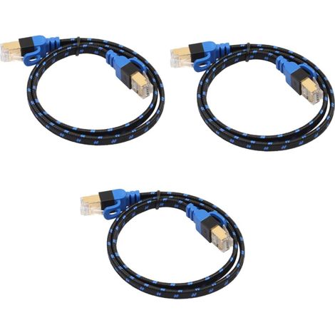 Lot de 3 câbles Ethernet pour aimants, chaînes pluie, câble réseau (1/5)