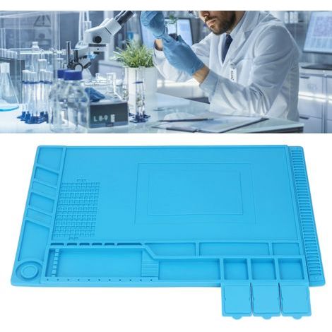 Tapis de Soudure Magnétique Anti-Statique et Résistant à la Chaleur pour Réparation (1/5)