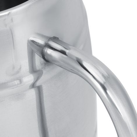 Tasse à bière en acier inoxydable 304 double paroi 470ml, idéale pour camping, thé et café avec anse. (1/5)