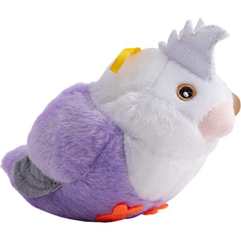 Jouet interactif pour chat – jouet couineur à activation tactile, en peluche douce en forme d'oiseau, de hérisson et de capybara, idéal pour la dentition et les jeux d'intérieur. (1/5)