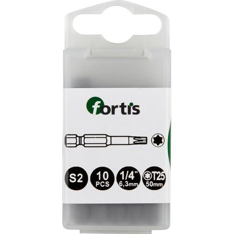 Fortis Bit 1/4 DIN3126 E6,3 TX25x 50 mm a10Stk (1/5)