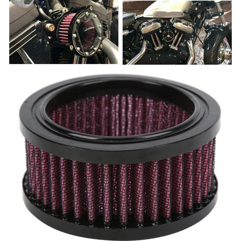 Les cartouches de filtre à air de style rétro sont compatibles avec les modèles Harley XL883, XL1200 et X48. (1/5)