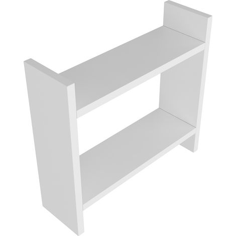 Küchenregal aus Holz "Denver" - 34 x 10 x 30 cm - Weiß