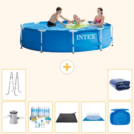 Intex Piscine Tubulaire Ronde - 305x76 cm - 8-pièces S20464 (1/5)