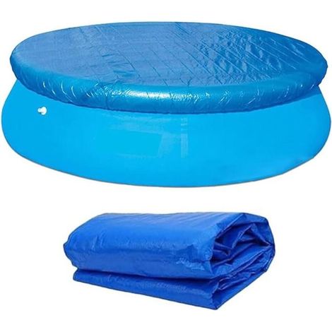 Bâches pour Piscine Ronde, 183cm Bâche pour Piscine extérieure, Couverture de Protection Pliable, Bâches solaires pour piscines (1/4)