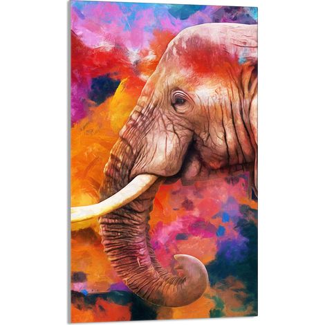 Planche à découper en verre 30x52 Éléphant (1/5)