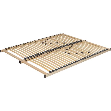 Somier de láminas para cama de 160 x 200 cm listones de madera Vouziers