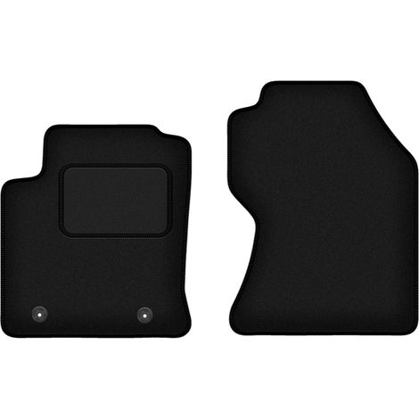 Alfombrillas delanteras para Ford Focus MK1 FL hatchback, sedán, familiar (2001-2004) negras (1/5)