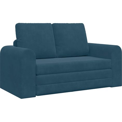 Maison Exclusive - Schlafsofa Blau 148 x 71 x 83 cm Samt