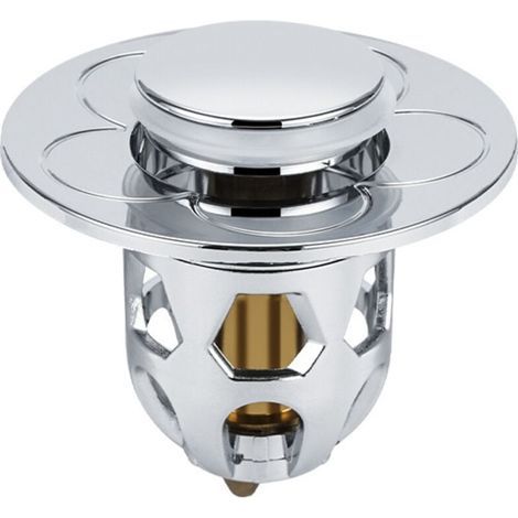Tapón de desagüe emergente universal de 4 piezas para fregadero, tapón de desagüe emergente con filtro antiobstrucción, filtro de desagüe antibloqueo, tapón para bañera y fregadero de cocina. (1/4)