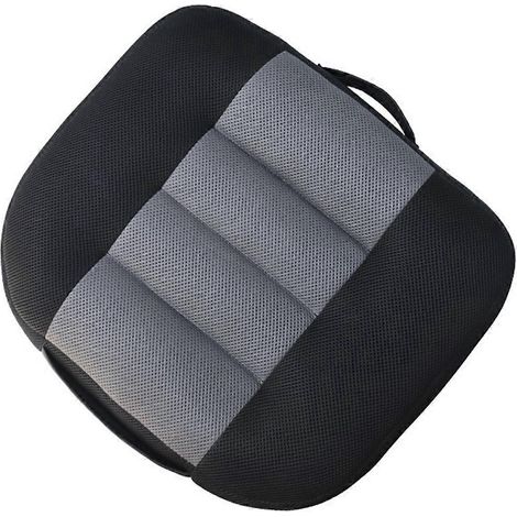 Coussin rehausseur de siège auto pour soulager la fatigue - Noir et gris (1/5)
