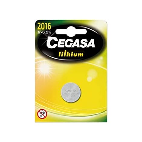 Cegasa pile au lithium bouton cr2016 3v bt blister