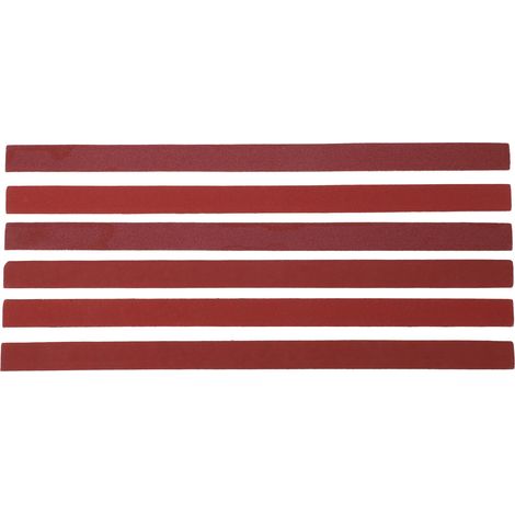 Set mit 6 Gitarrenschleifbändern, Ersatzschleifpapier zum Abrichten der Bünde, Zubehör für Gitarrenbauer (1/5)