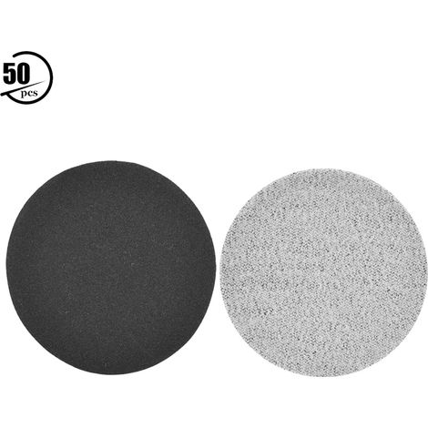 50 disques abrasifs auto-agrippants 75mm pour ponceuse - Papier de ponçage et polissage grain 400 - Lot de 50 pièces (1/5)