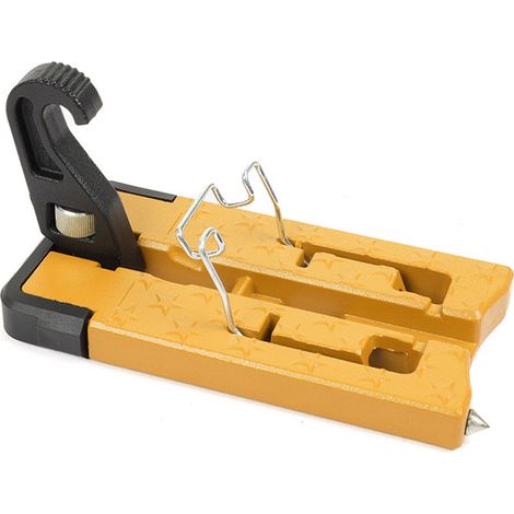 Accessoires de modification automobile, verrous de porte pour véhicules tout-terrain, crochets auxiliaires, marchepieds, pédales de toit multifonctions en alliage d'aluminium - jaune (1/4)