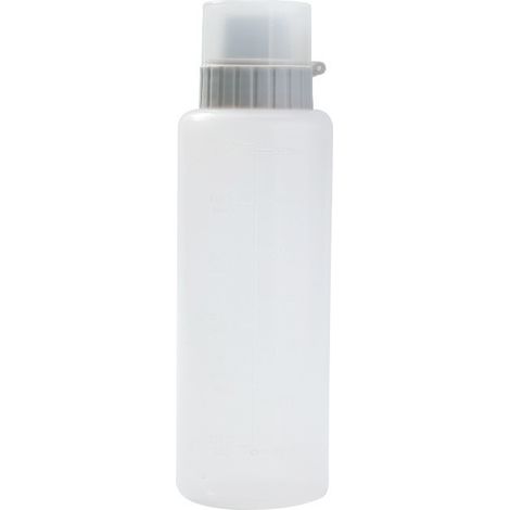 Bouteilles à presser vides de 350ml, bouteilles transparentes à 5 trous, réutilisables, étanches, rechargeables, pour condiments avec couvercle pour la cuisine (1/5)