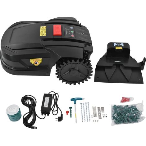 Tondeuse à gazon rechargeable 29.4V, robot intelligent automatique télécommandé pour jardin, fiche UE 110-220V (1/5)