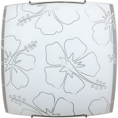 Plafoniera1xe27 m.bi v.lastra ser.fiore bi - e-energy (1/2)