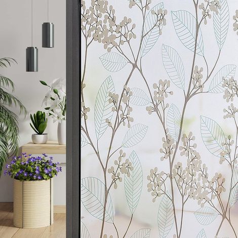 Fensterfolie – Blickdicht und mattiert – Selbstklebende Folie – UV-beständig – 45 cm x 500 cm (1/5)