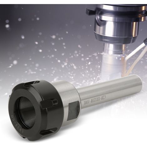 Rallonge de pince 40CR, porte-mandrin à queue droite pour fraiseuse CNC C20-ER32M-100L (1/5)