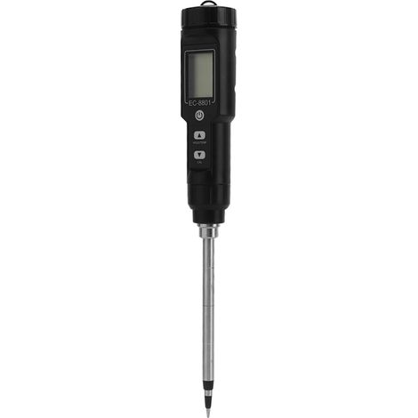 Testeur numérique portable de conductivité/température du sol EC-8801, adapté aux jardins, à l'agriculture, aux vergers et aux pâturages. (1/5)