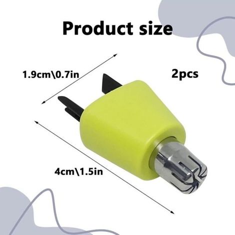 Lames de Remplacement Nez,Compatibles Rasoir One Blade Philipp,2 Pièces Nettoyage Facile pour Tondeuses à Nez et à Sourcils QP2520 (1/4)