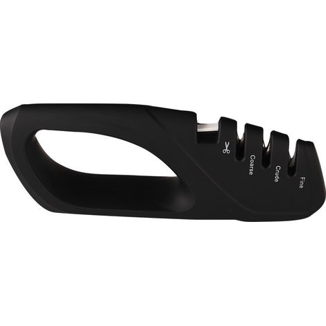 Afilador doméstico rápido de cuatro piezas, afilador multifuncional para cuchillos y tijeras, piedra de afilar, herramienta de cocina. (1/4)