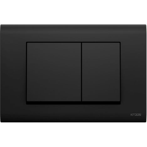 Placca di comando a doppio azionamento compatibile con Sigma Geberit - Nero opaco