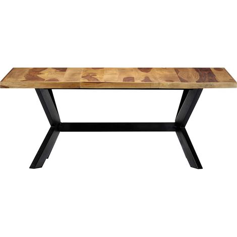 Maison Exclusive - Esstisch 180x90x75 cm Massivholz Akazie (1/5)