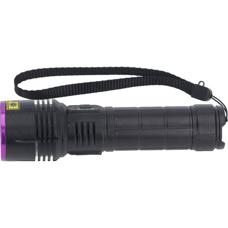 Lampe torche UV 365 nm rechargeable USB, portable, détecteur d'urine d'animaux pour le durcissement de la résine, la pêche, les minéraux et les scorpions (1/5)