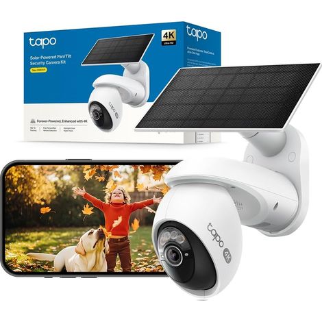 4K Camera Exterieur sans Fil Solaire 360° Suivi IA,C660 KIT (1/5)