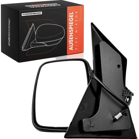Espejo retrovisor exterior, accionamiento eléctrico, 5 contactos de conexión, cristal convexo, apto para instalación en el lado izquierdo, compatible con Mercedes-Benz Vito Bus 1996-2003. (1/5)