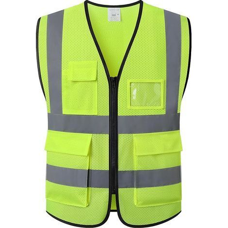 Gilet de sécurité réfléchissant, gilet de chantier, unisexe (1/5)