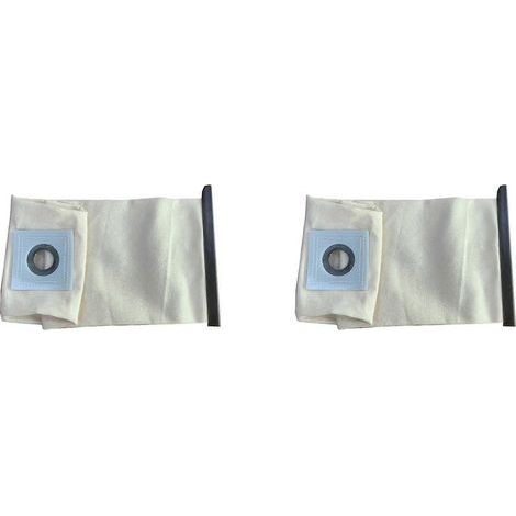 Lot de 2 sacs en tissu lavables de rechange pour aspirateur Kärcher T10, T12, T10/1, T12/1, sacs filtrants réutilisables, accessoires détachés d'entretien. (1/5)