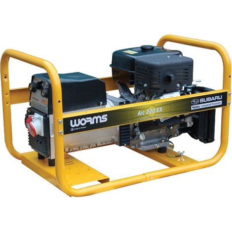 Imer - Groupe de soudage 6,5kW 400V Triphasé EX40 - Worms - ARC 220 EX